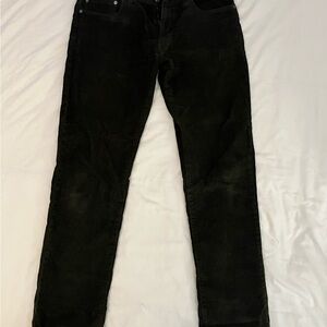 J. Crew Green Corduroy Pants